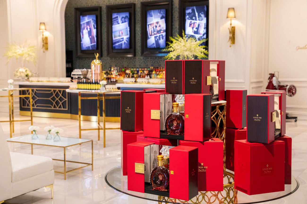 Corporate Event with Louis XIII bottles