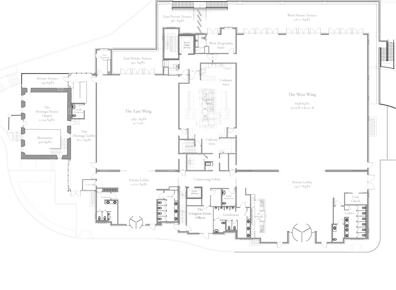 Floorplan of the entire estate
